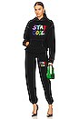 view 5 of 5 Puff Paint Sweatpants in Black