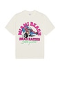 view 1 of 4 Miami Beach Racing Tee in Cream
