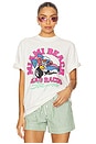 view 1 of 4 Miami Beach Racing Tee in Cream