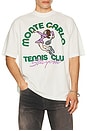 view 3 of 4 Monte Carlo Tennis Tee in Cream