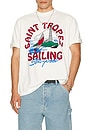 view 3 of 4 St. Tropez Sailing Tee in Cream