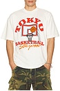 view 3 of 4 Tokyo Basketball Tee in Cream