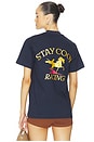view 1 of 4 Racing T-Shirt in Navy