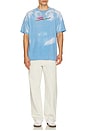view 3 of 4 Thermogear Heat Reactive Tee in Sky Blue