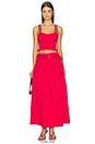 view 5 of 6 Solly Set Skirt in Red