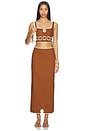 view 5 of 6 Zuma Skirt Set in Brown