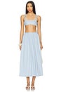 view 5 of 6 Bora Bora Skirt in Light Blue