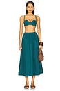 view 5 of 6 Bliss Skirt in Emerald
