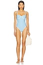 view 1 of 3 Serenity One Piece Swimsuit in Light Blue