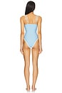view 3 of 3 Serenity One Piece Swimsuit in Light Blue