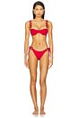 view 1 of 3 Crimson Cascade Bikini in Red & Magenta