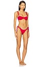 view 2 of 3 Crimson Cascade Bikini in Red & Magenta