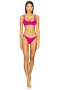 view 1 of 3 Rainbow Bikini Set in Magenta