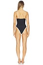 view 3 of 4 Black Serenity One Piece Bikini in Black