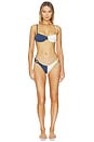 view 1 of 4 Zuma Bikini Set in Blue & Ivory