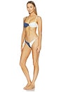 view 3 of 4 Zuma Bikini Set in Blue & Ivory