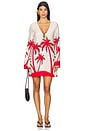 view 1 of 3 Florence Mini Dress in Red Palm