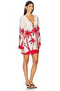 view 2 of 3 Florence Mini Dress in Red Palm
