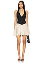 view 1 of 3 Sammi Mini Dress in Black & Cream