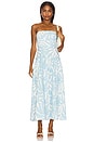 view 1 of 3 Addie Midi Dress in Matelo Sky