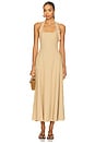 view 1 of 3 Astrid Halter Midi Dress in Camel