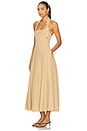 view 2 of 3 Astrid Halter Midi Dress in Camel