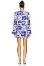 view 3 of 3 Elka Sleeved Mini Dress in Havanna Navy
