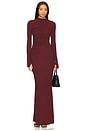 view 1 of 3 Petra Sleeved Maxi Dress in Wine