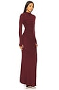view 2 of 3 Petra Sleeved Maxi Dress in Wine