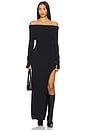 view 1 of 3 Barly Off Shoulder Maxi Dress in Black