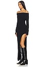 view 2 of 3 Barly Off Shoulder Maxi Dress in Black