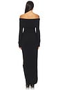 view 3 of 3 Barly Off Shoulder Maxi Dress in Black