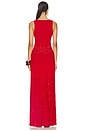 view 3 of 3 Milah V-neck Knit Maxi Dress in Red
