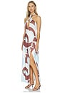 view 2 of 3 MAXIVESTIDO KAMILLA in Rina Blue