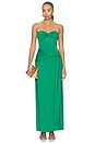 view 1 of 3 ROBE MAXI TOULOUSE in Green