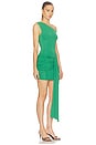 view 2 of 3 Sarah One Shoulder Mini Dress in Green