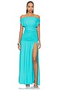 view 1 of 3 ROBE IVA  in Turquoise