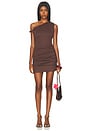 view 1 of 3 VESTIDO ABBEY in Chocolate