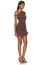 view 2 of 3 VESTIDO ABBEY in Chocolate
