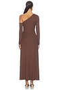view 5 of 4 ROBE DRESS in Chocolate