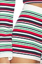 view 6 of 6 Xyla Low Waist Knit Hot Shorts in Xyla Stripe