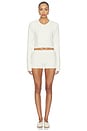 view 6 of 6 Nera Knit Mini Shorts in Sand