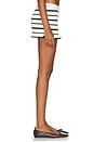 view 5 of 7 Donna Knit Hot Short in Cream & Chocolate