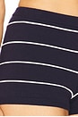 view 6 of 6 Eleonora Hot Short in Navy Stripe