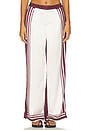 view 1 of 6 Zara Tailored Pant in Wine Stripe