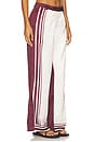 view 2 of 6 Zara Tailored Pant in Wine Stripe