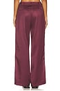 view 4 of 6 Zara Tailored Pant in Wine Stripe
