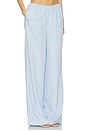 view 2 of 6 PANTALON FLEUR PALAZZO in Sky Blue