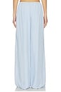 view 4 of 6 PANTALON FLEUR PALAZZO in Sky Blue
