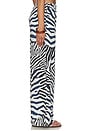 view 4 of 7 Kaeli Elasticated Palazzo Pant in Sahara Black